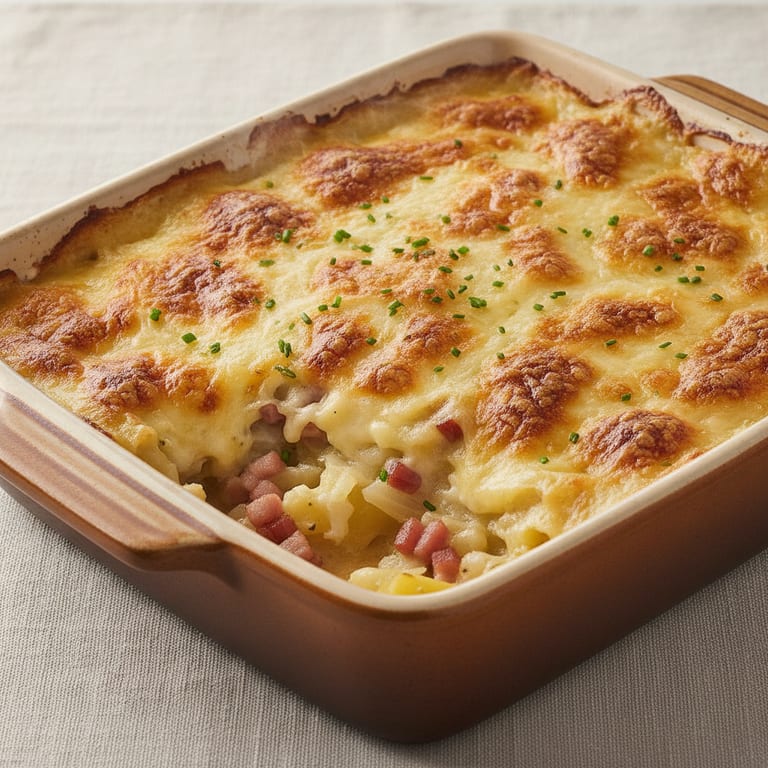 Tartiflette à la poitrine fumée