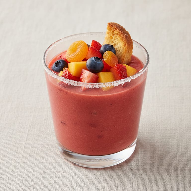 Gaspacho de fraises