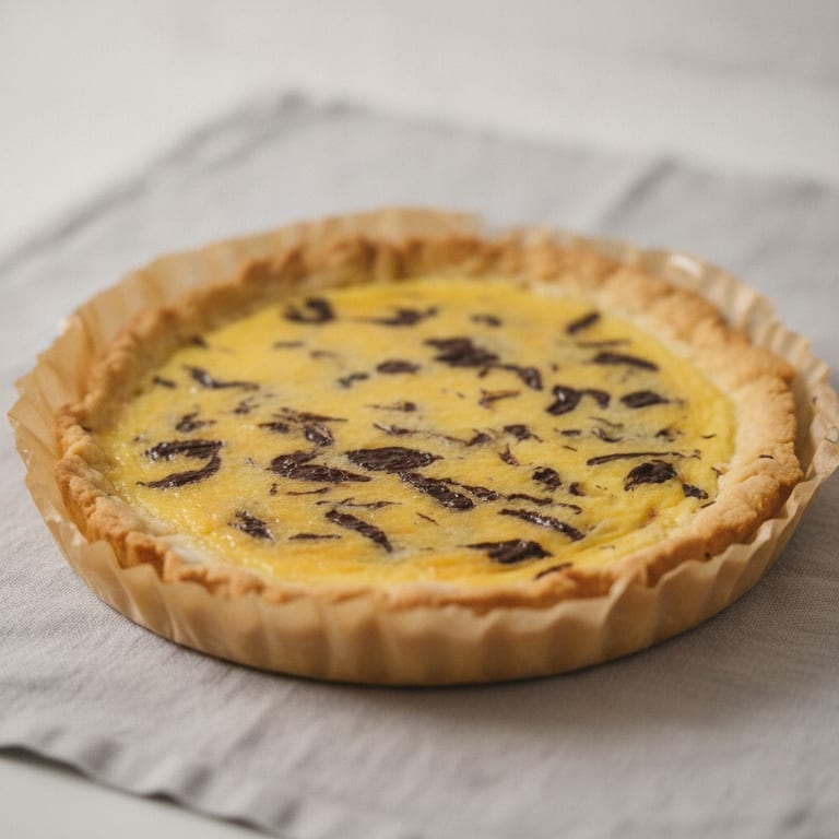 Lemon Chocolate Marble Tart
