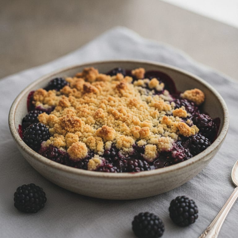 crumble aux mûres