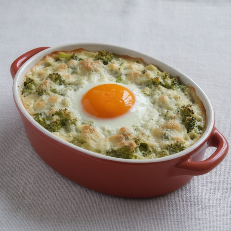 Petits gratins de brocolis aux oeufs