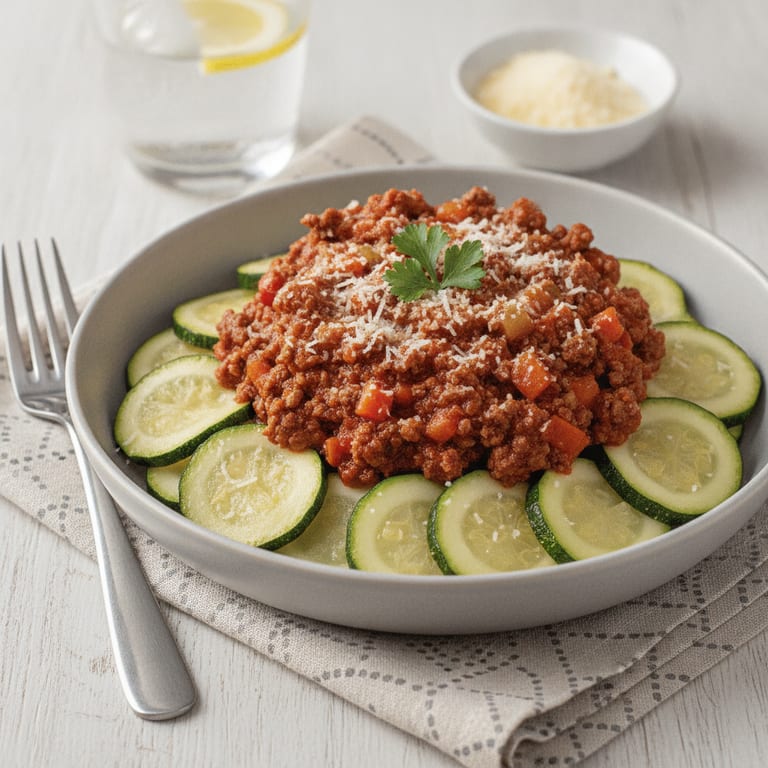 Courgettes bolognaises