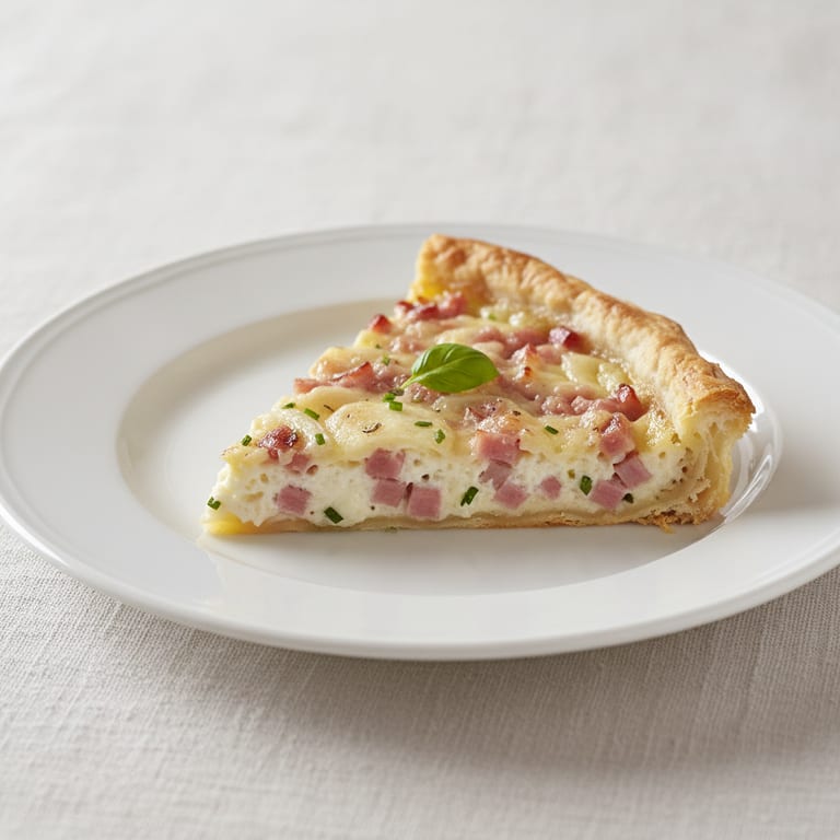 Feuilleté de chèvre au lardons