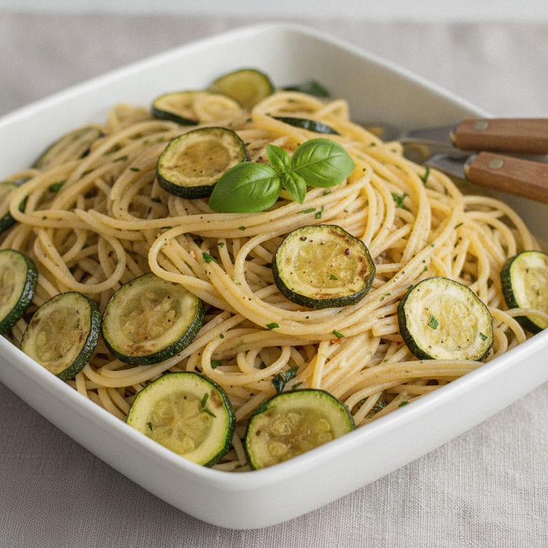 Pâtes à la courgette
