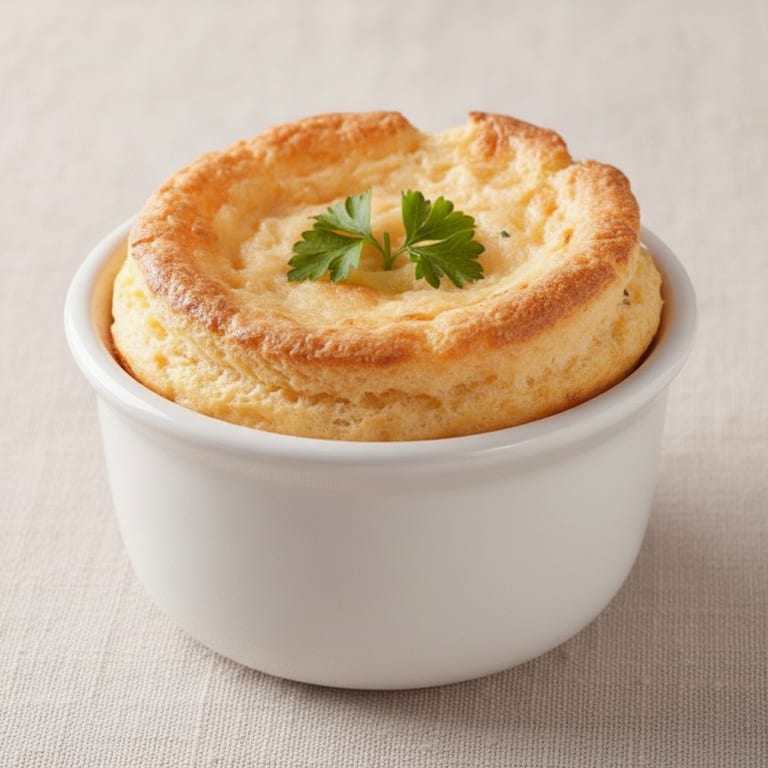 Soufflé aux deux fromages