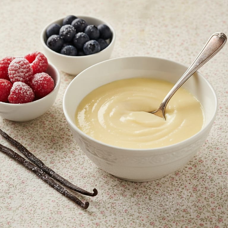 Crème anglaise fine