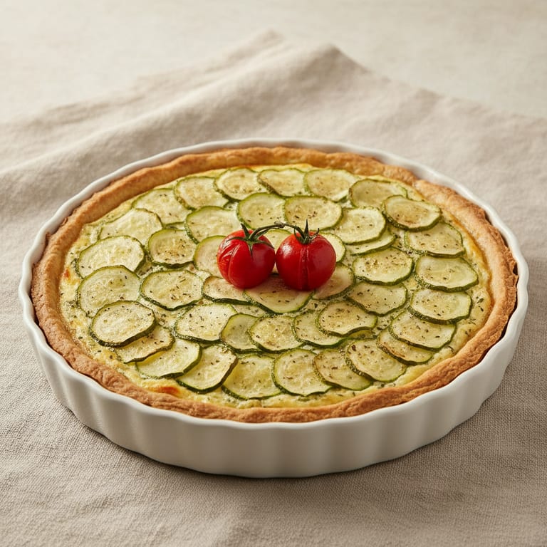 tarte courgette - ricotta