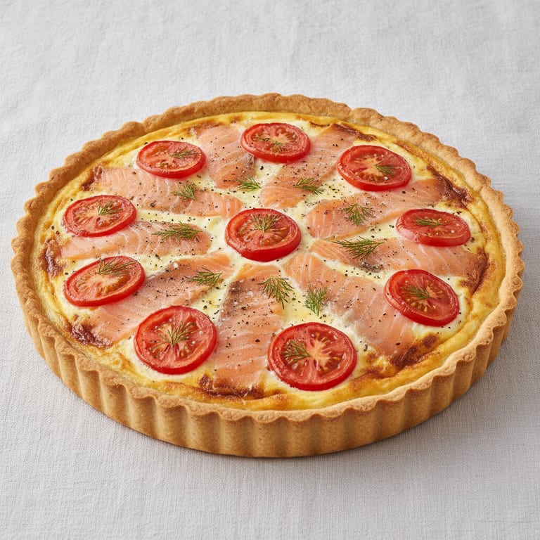 Tarte au saumon fumé