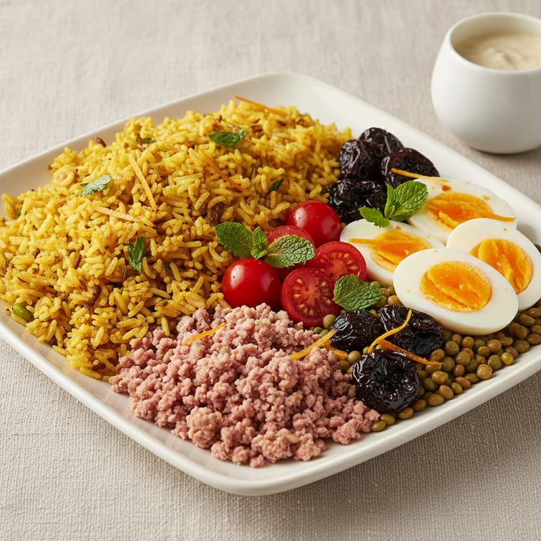 Salade de riz à l'indienne