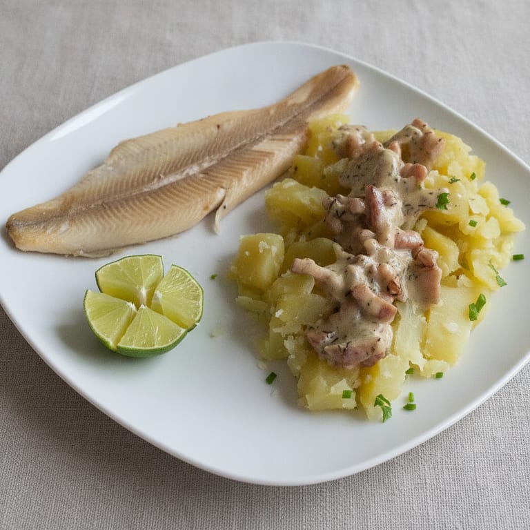 Truite aux lardons