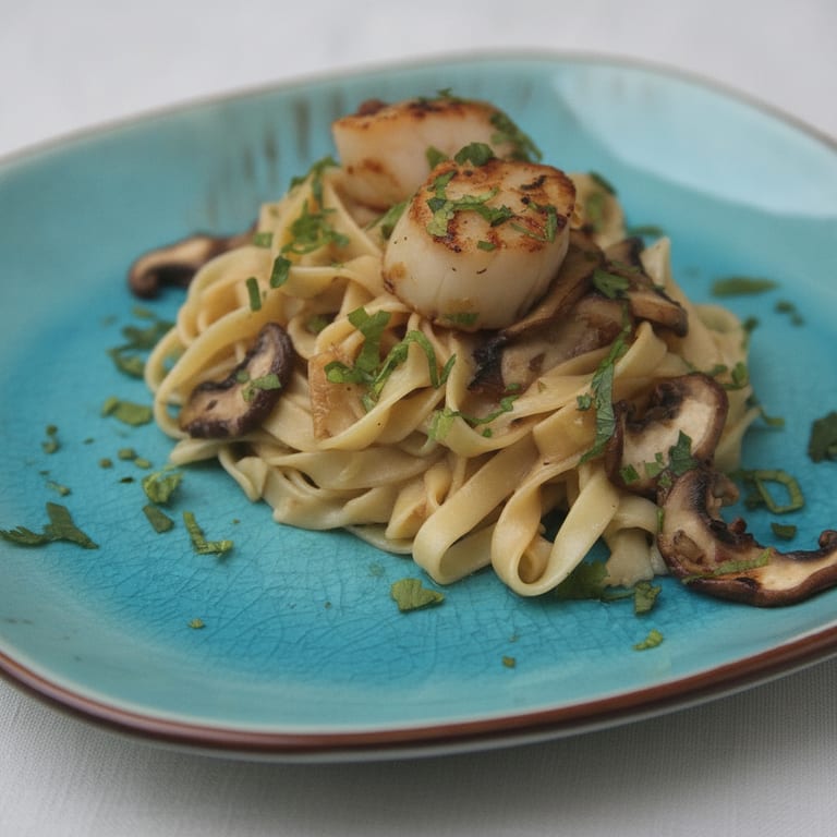 Tagliatelles aux Noix de saint Jacques