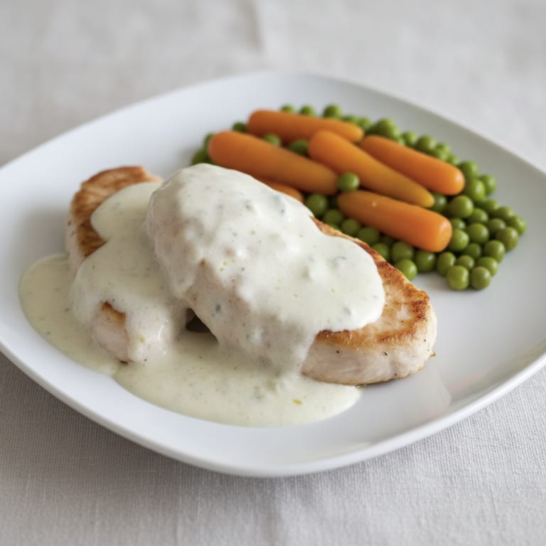 escalopes de dinde sauce au roquefort