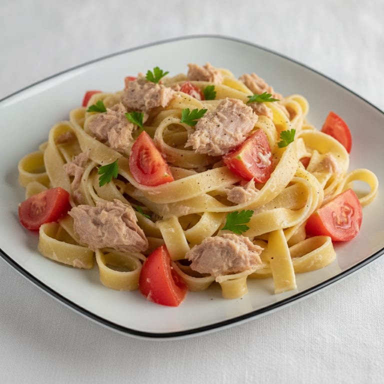 Tagliatelles au thon