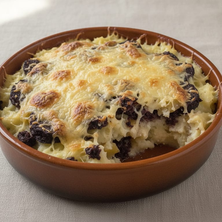 Parmentier de boudin aux deux pommes