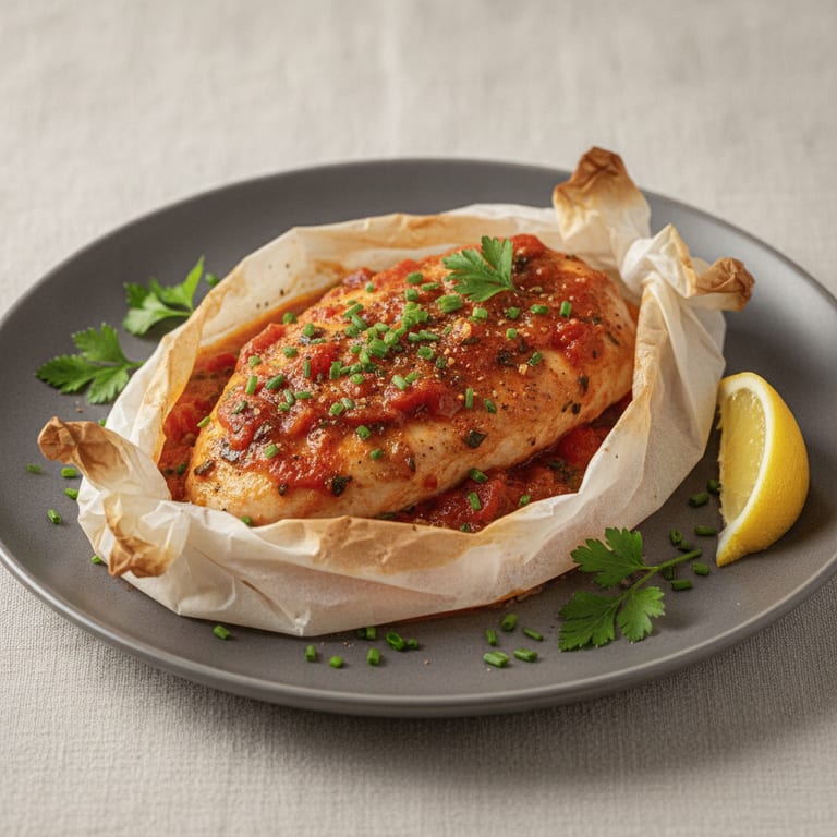 Escalope en papillote