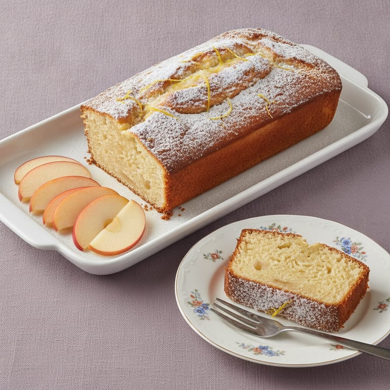 Fresh Apple and Lemon Cake