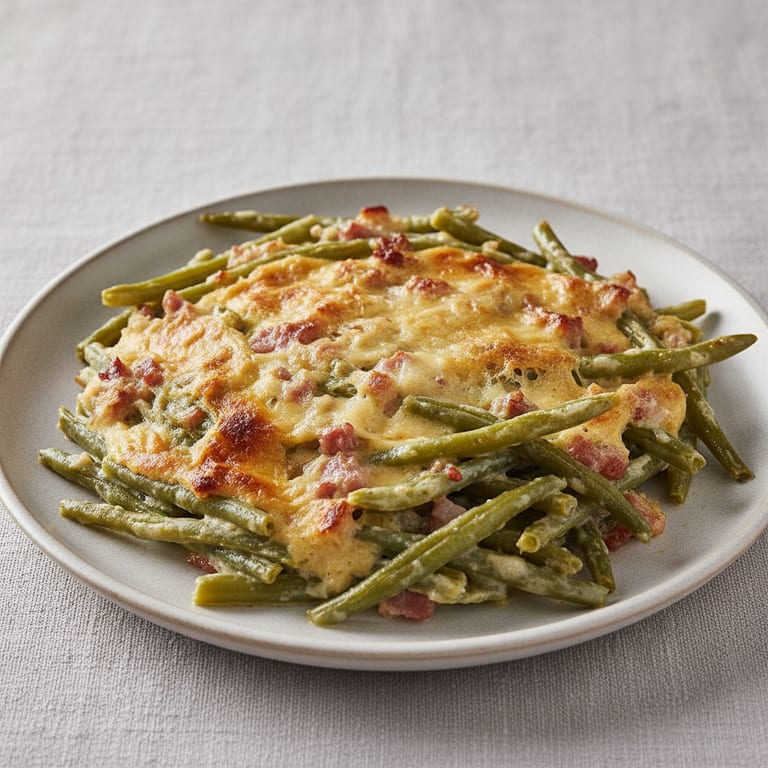Haricots verts au four