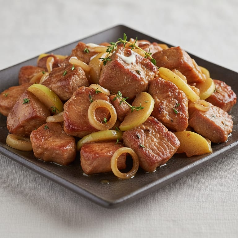 Sauté de porc au cidre
