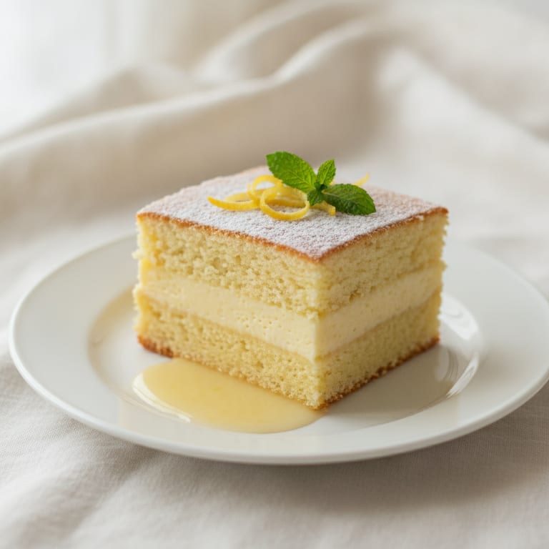 Gâteau magique au citron