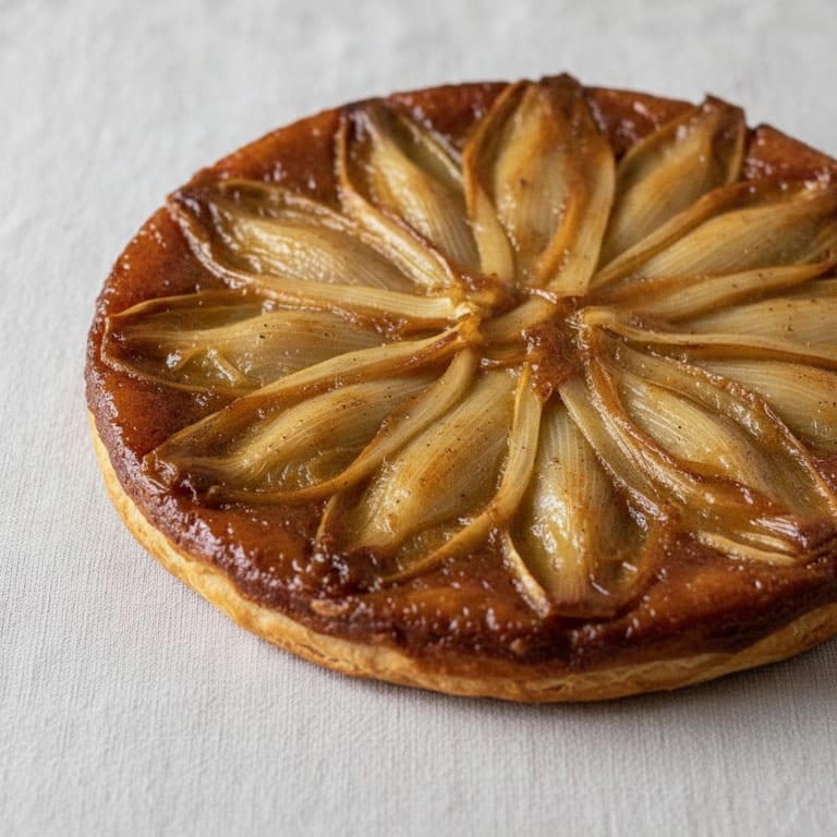 Tatin d'endives caramélisées orange-miel