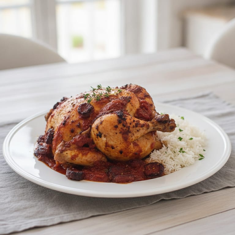 Poulet au chorizo