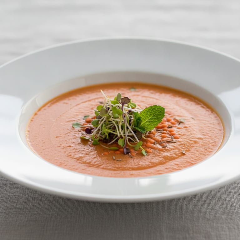 Velouté de lentilles corail