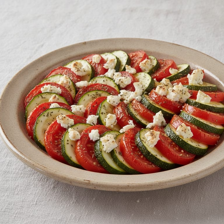 tian tomates-courgettes au chèvre