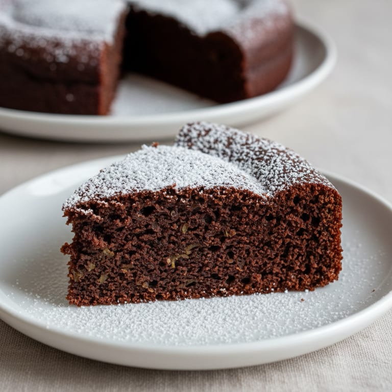 Gâteau chocolat sans beurre (avec miel et courgettes) !