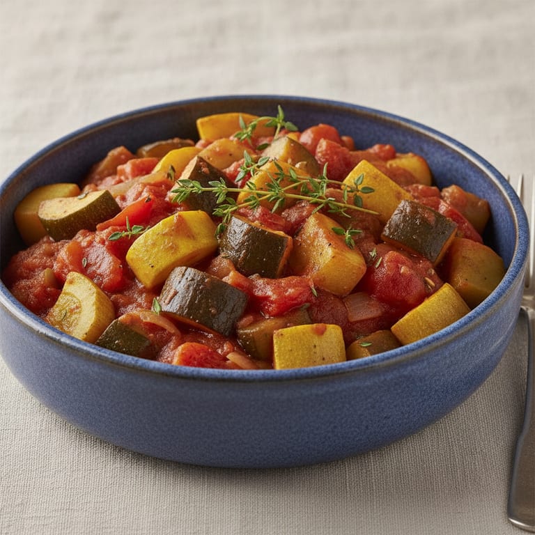 Ratatouille au micro-ondes