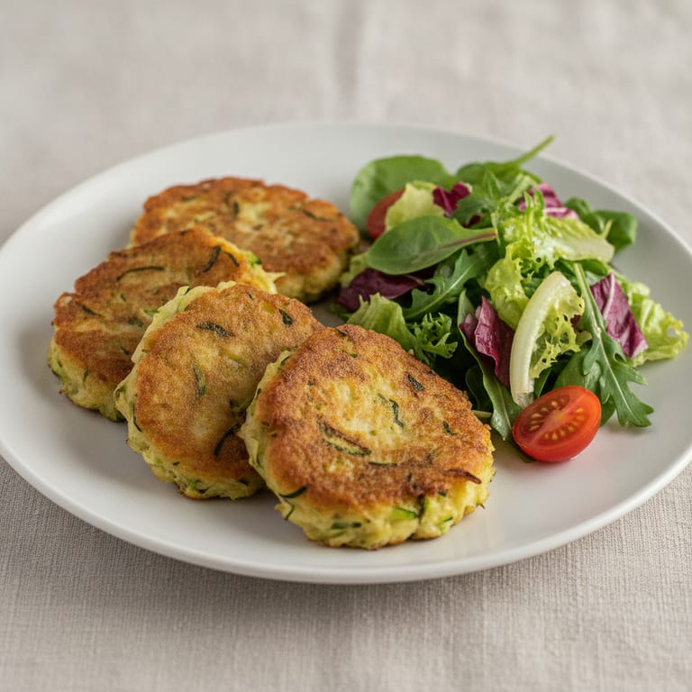 Galettes de courgettes et pommes de terre