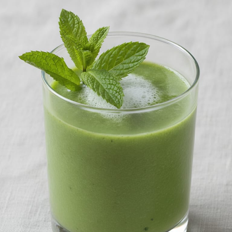 Gaspacho concombre menthe