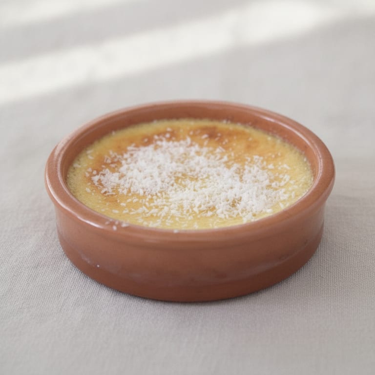 flan noix de coco léger
