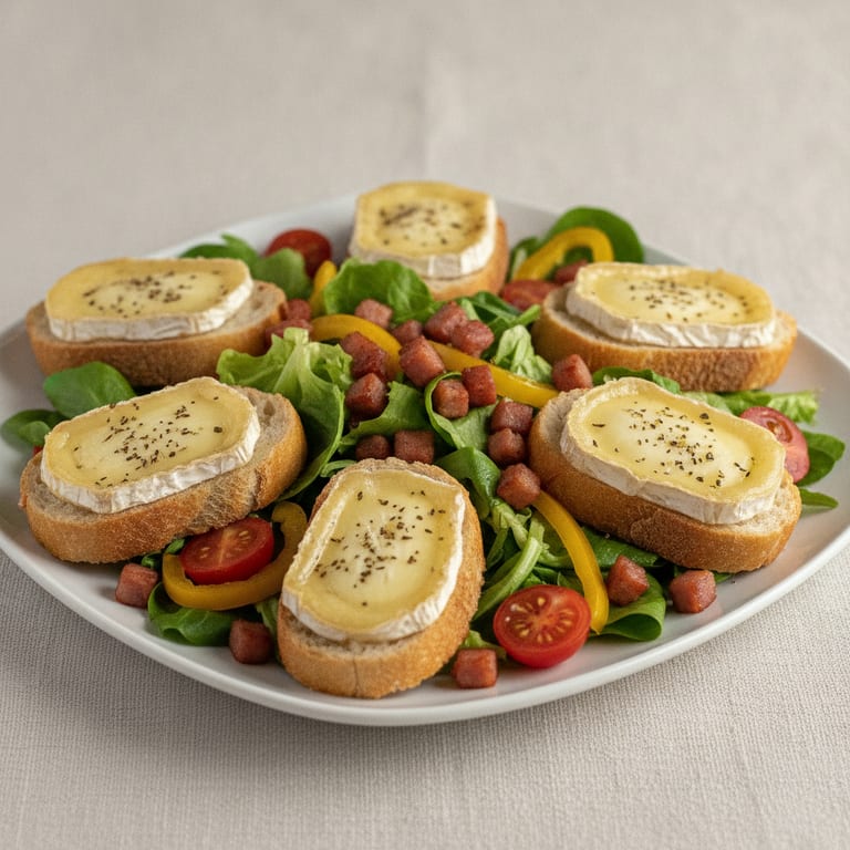 Salade de Chèvre Chaud