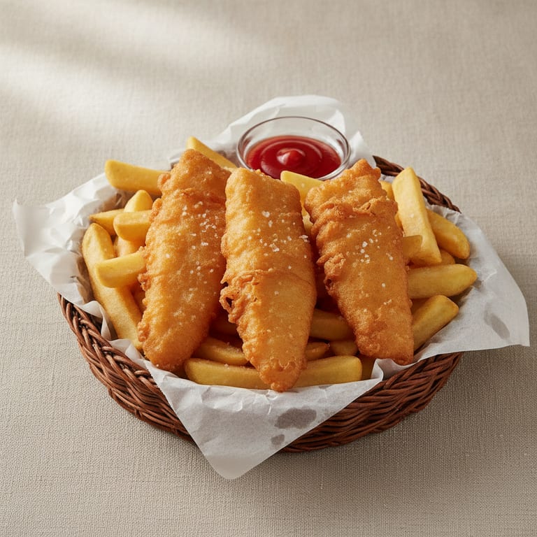 Fish and Chips (la vraie pâte à friture anglaise)