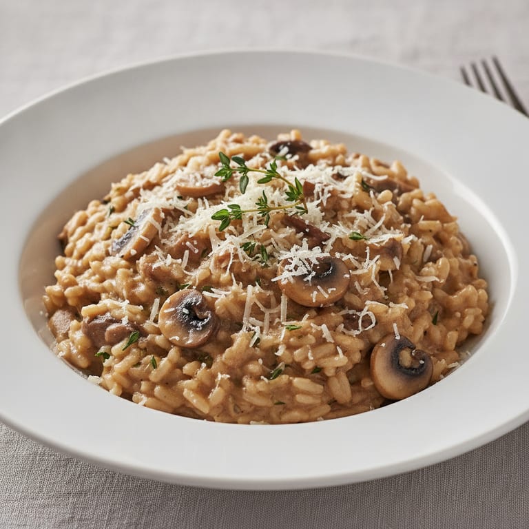 Risotto aux champignons facile