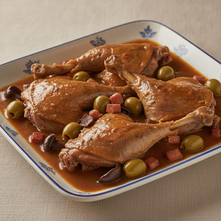 Canard aux olives