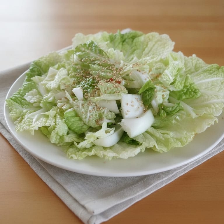 Salade de chou chinois toute simple