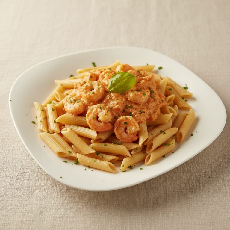 Pâtes aux crevettes