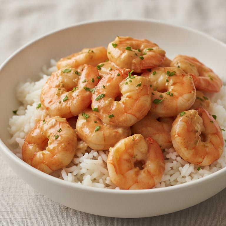 Gambas flambées au whisky rapides