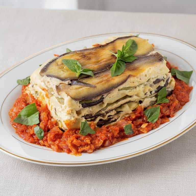 Lasagnes aux aubergines