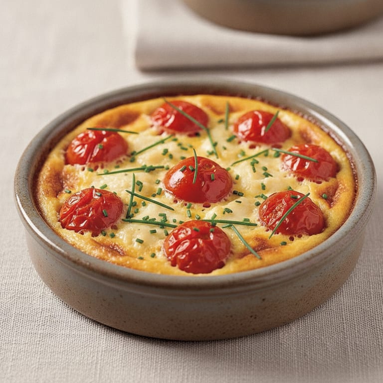 Clafoutis tomate chèvre