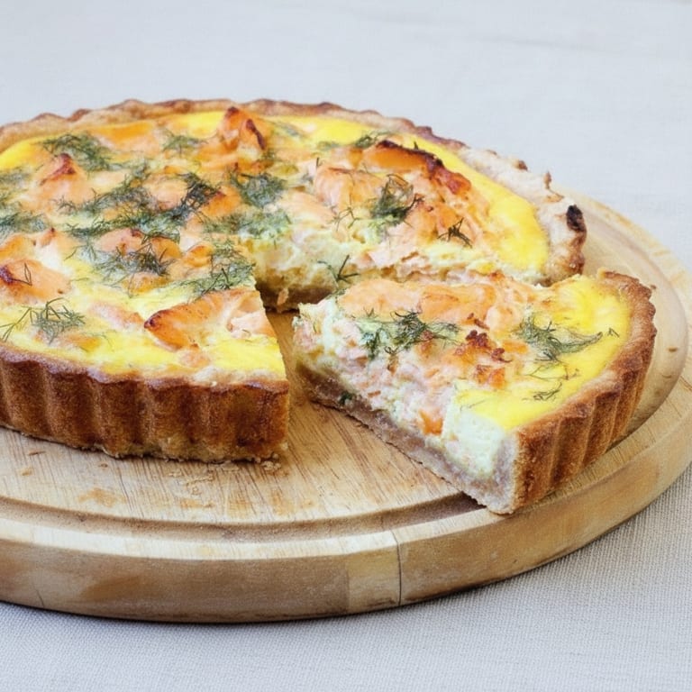 Quiche aux deux saumons