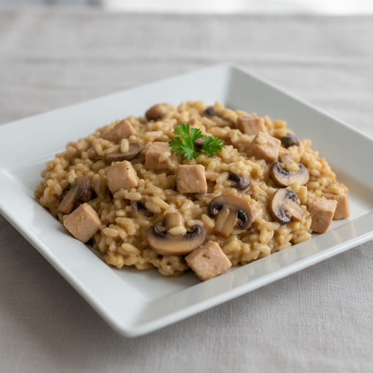 Risotto dinde champignon