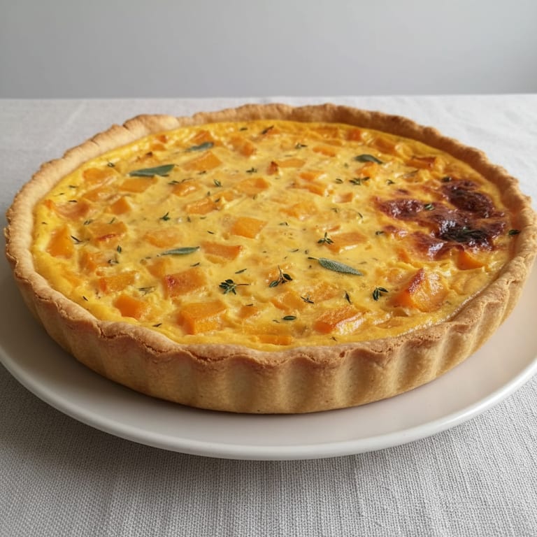 Tarte au butternut à ma façon