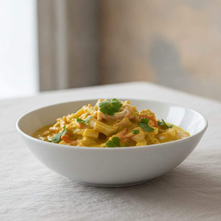 Surimi au curry
