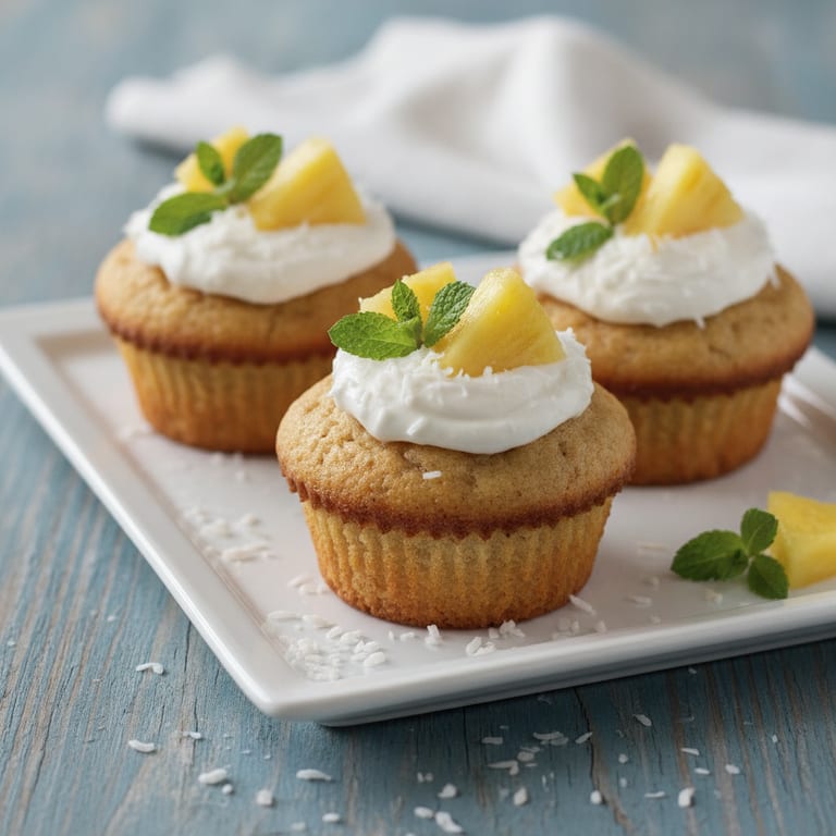Muffins à l'ananas