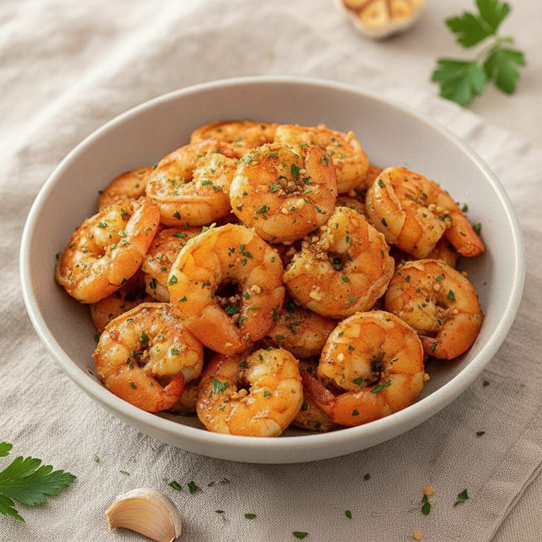 Crevettes à l'ail