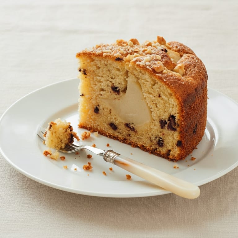 Gâteau rapide aux poires et au chocolat