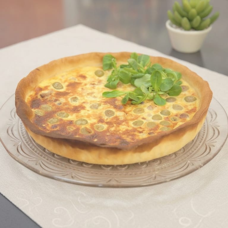 Quiche au thon et aux olives vertes