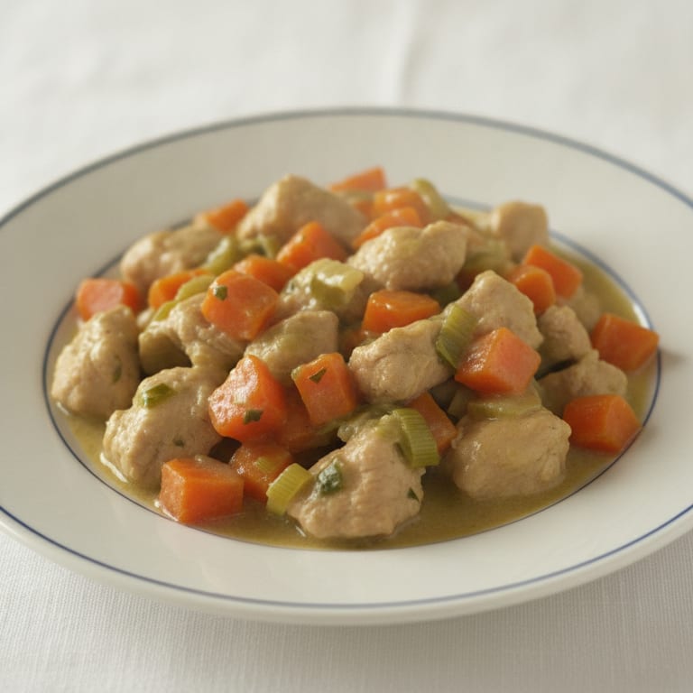 Blanquette de dinde aux poireaux